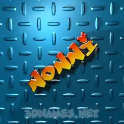 nonni in Grid Style style - 3D name wallpaper
