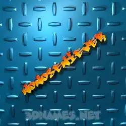 nonoseniever in Grid Style style - 3D name wallpaper