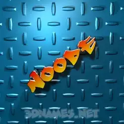 noode in Grid Style style - 3D name wallpaper