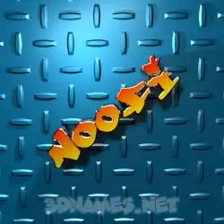 noofi in Grid Style style - 3D name wallpaper