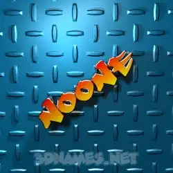 noone in Grid Style style - 3D name wallpaper