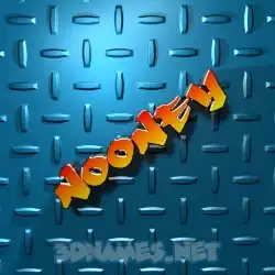 nooney in Grid Style style - 3D name wallpaper