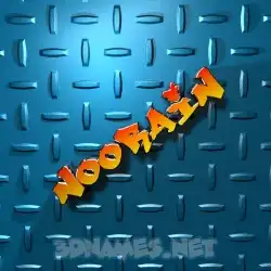 noorain in Grid Style style - 3D name wallpaper