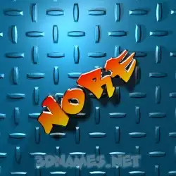 nore in Grid Style style - 3D name wallpaper