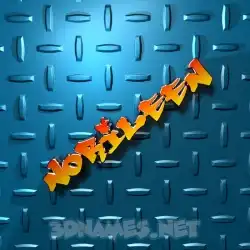 norileen in Grid Style style - 3D name wallpaper