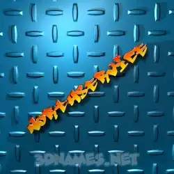 northservice in Grid Style style - 3D name wallpaper