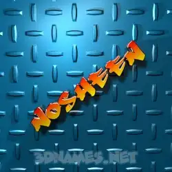 nosheen in Grid Style style - 3D name wallpaper