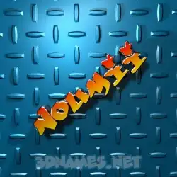 noumii in Grid Style style - 3D name wallpaper