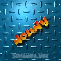 nouny in Grid Style style - 3D name wallpaper