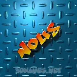 nous in Grid Style style - 3D name wallpaper