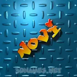 novi in Grid Style style - 3D name wallpaper