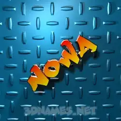 nowa in Grid Style style - 3D name wallpaper