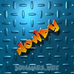 nowdy in Grid Style style - 3D name wallpaper