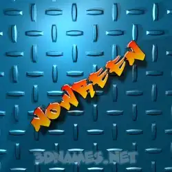 nowreen in Grid Style style - 3D name wallpaper