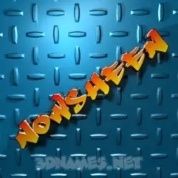nowsheen in Grid Style style - 3D name wallpaper