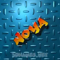 noya in Grid Style style - 3D name wallpaper
