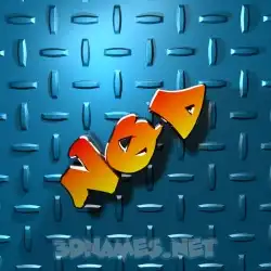 nqd in Grid Style style - 3D name wallpaper