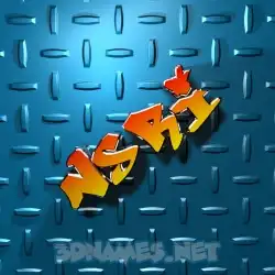 nsri in Grid Style style - 3D name wallpaper