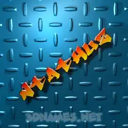 ntathuz in Grid Style style - 3D name wallpaper
