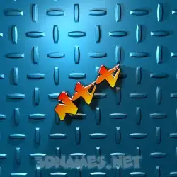 ntt in Grid Style style - 3D name wallpaper
