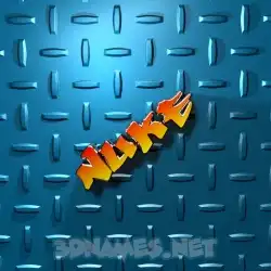 nuke in Grid Style style - 3D name wallpaper