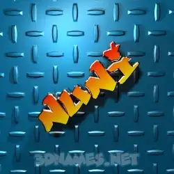 nuni in Grid Style style - 3D name wallpaper