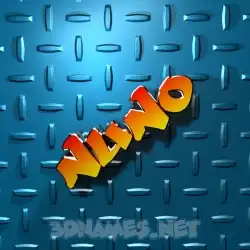nuno in Grid Style style - 3D name wallpaper