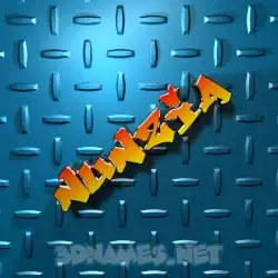 nunzia in Grid Style style - 3D name wallpaper