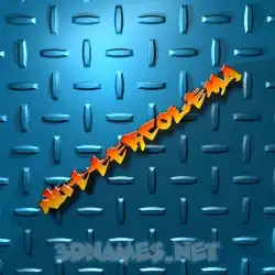 nuttercolema in Grid Style style - 3D name wallpaper