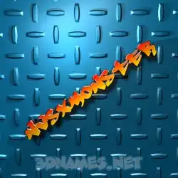nvsxmonster in Grid Style style - 3D name wallpaper