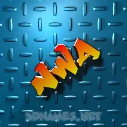 nwa in Grid Style style - 3D name wallpaper