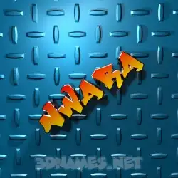 nwara in Grid Style style - 3D name wallpaper