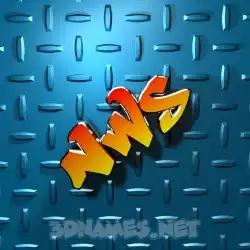 nws in Grid Style style - 3D name wallpaper