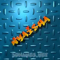 nyaisha in Grid Style style - 3D name wallpaper