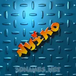 nyiko in Grid Style style - 3D name wallpaper