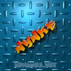 nynke in Grid Style style - 3D name wallpaper