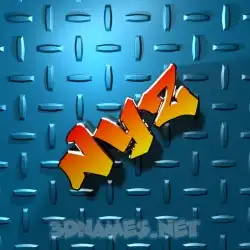 nyz in Grid Style style - 3D name wallpaper