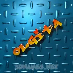 olgita in Grid Style style - 3D name wallpaper