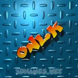 onlk in Grid Style style - 3D name wallpaper