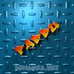 paddu in Grid Style style - 3D name wallpaper