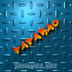 paparao in Grid Style style - 3D name wallpaper