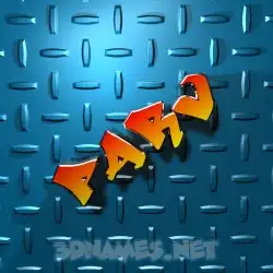 parv in Grid Style style - 3D name wallpaper