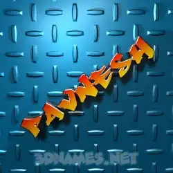 pavnesh in Grid Style style - 3D name wallpaper