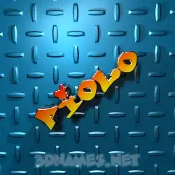 piolo in Grid Style style - 3D name wallpaper