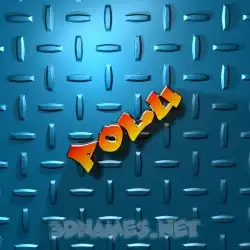 polu in Grid Style style - 3D name wallpaper