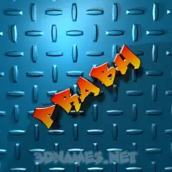prabh in Grid Style style - 3D name wallpaper