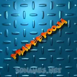 pradeepooja in Grid Style style - 3D name wallpaper
