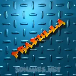 prafulla in Grid Style style - 3D name wallpaper