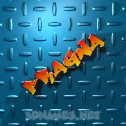 pragna in Grid Style style - 3D name wallpaper
