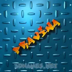 pravina in Grid Style style - 3D name wallpaper